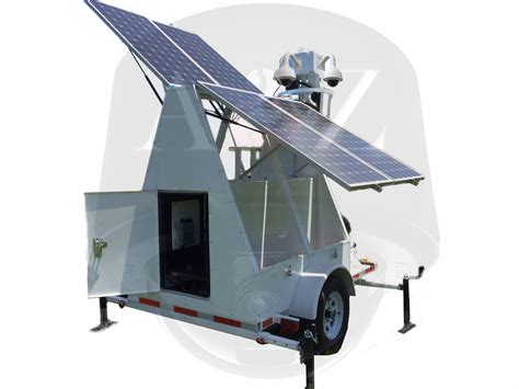 Solar Trailer with 4 Cameras & 4G Cellular 